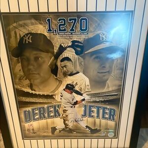 Derek Jeter Framed Poster clean